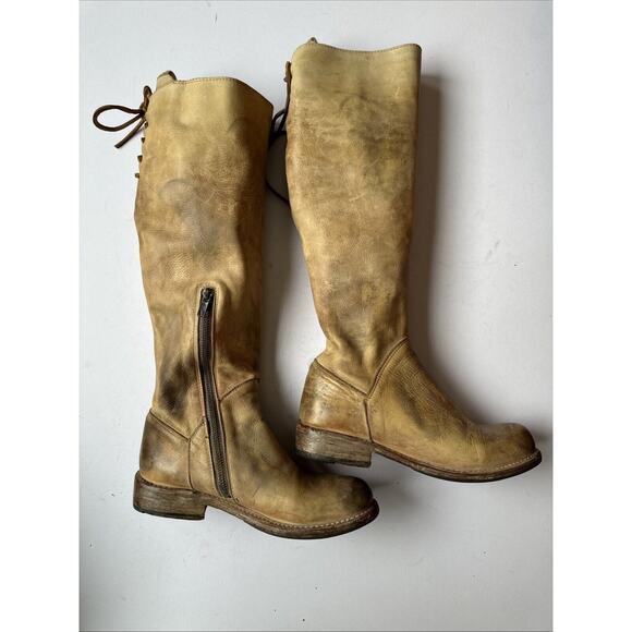Bed Stu Leather Knee-high Riding Boots Size 6.5 - Picture 5 of 10